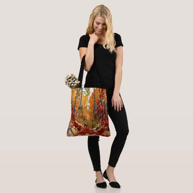 Autumn Garland, beautiful painting by Tom Thomson Tote Bag (On Model)