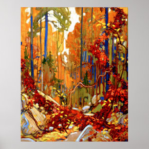 Autumn Garland, fine art by Tom Thomson,  Poster