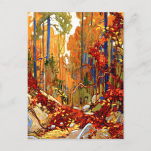 Autumn Garland fine art painting Postcard