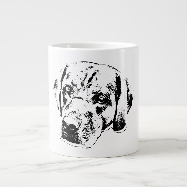 Autumn Gaze, Loyal Heart Giant Coffee Mug (Front)