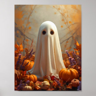 Autumn Ghost – Cozy Halloween & Fall Poster