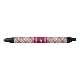 Autumn Gingham Pen
