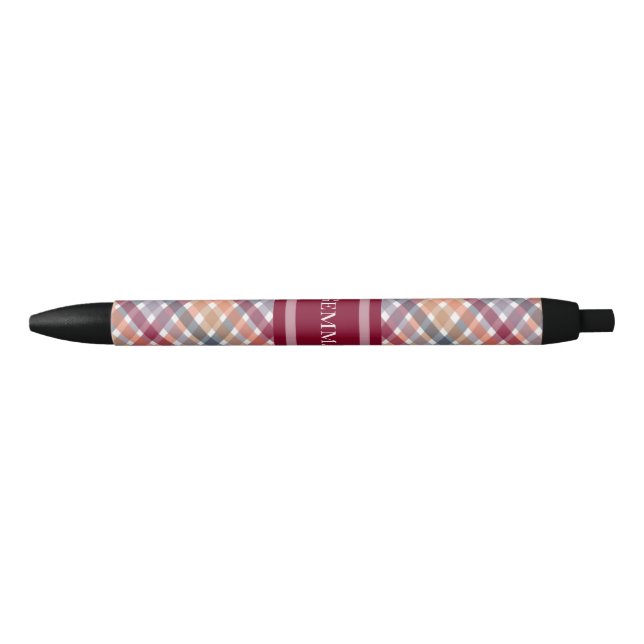 Autumn Gingham Pen (Front)