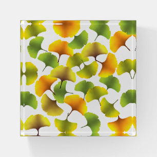 Autumn Ginko leaves Paperweight