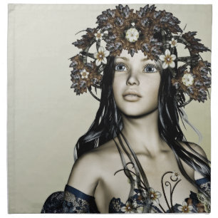 Autumn Girl Napkin