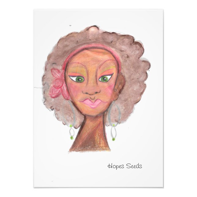 Autumn Girl Photo Print (Front)