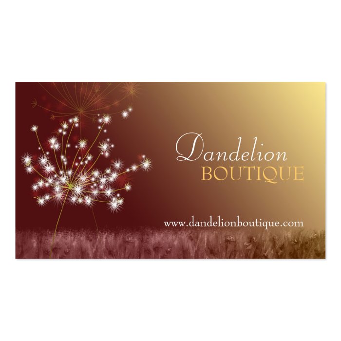 Autumn Glitters Unique Fashion Boutique Business Business Cards