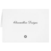 Autumn Glory Halloween Card (Back Horizontal)