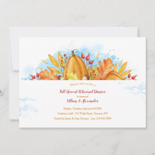Autumn Glory Harvest Dinner Invitation