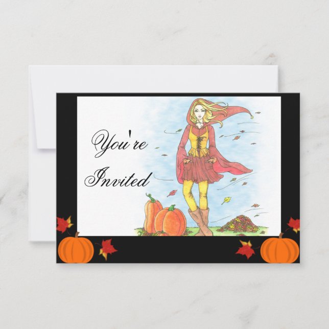 Autumn Glory Invitation (Front)