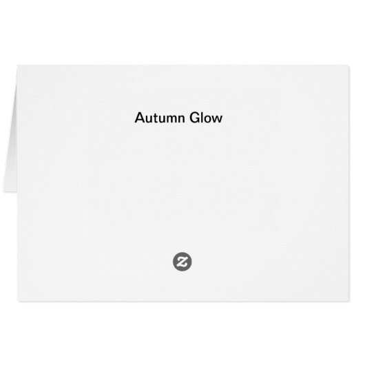 Autumn Glow (Back Horizontal)