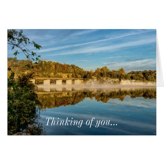 Autumn Glow Lake Springfield Cards (Front Horizontal)