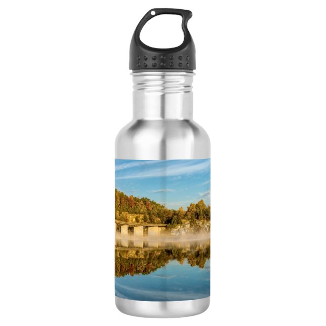Autumn Glow Lake Springfield Stainless Steel Water Stainless Steel Water Bottle (Front)