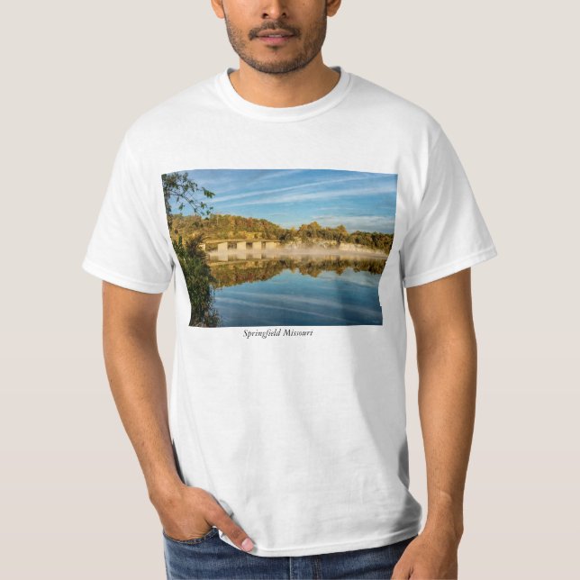 Autumn Glow Lake Springfield T-Shirt (Front)