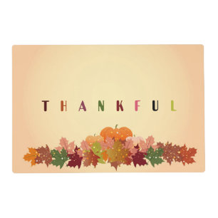 Autumn Glow Thanksgiving Table Placemat