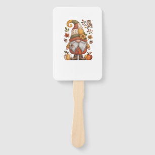 autumn gnome Classic T-Shirt.png Hand Fan