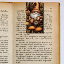 Autumn Gnome Folding Bookmarks Bookmarkers