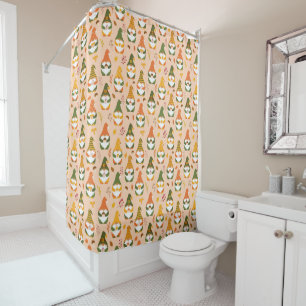 Autumn Gnomes in the Forest Pattern Shower Curtain