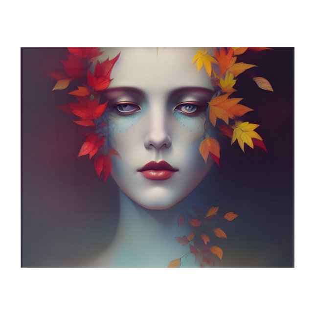 Autumn Goddess Acrylic Print (Front)