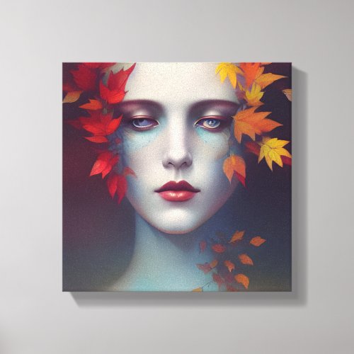 Autumn Goddess Canvas Print