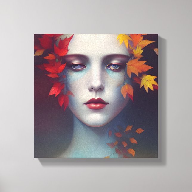 Autumn Goddess Canvas Print (Front)