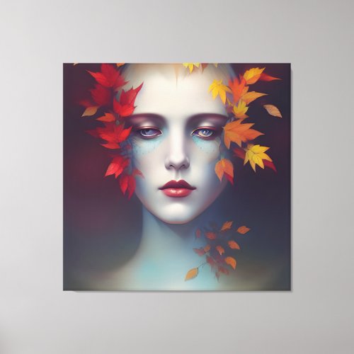 Autumn Goddess Canvas Print