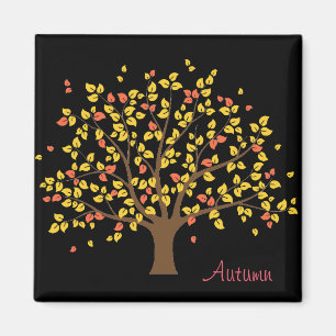 Autumn Gold Tree Magnet