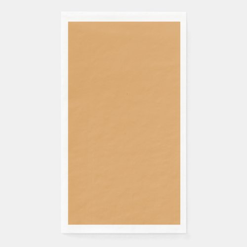 Autumn GoldYellow Solid Color Paper Guest Towels