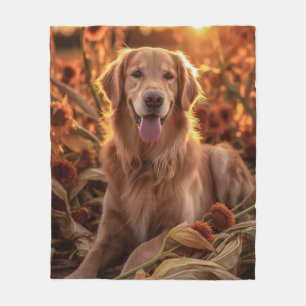 Autumn Golden – Warm & Loving Fleece Blanket