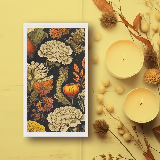 Autumn Gothic Floral Guest Towels (Creator Uploaded)