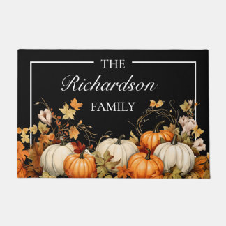 Autumn Grace Personalized Doormat