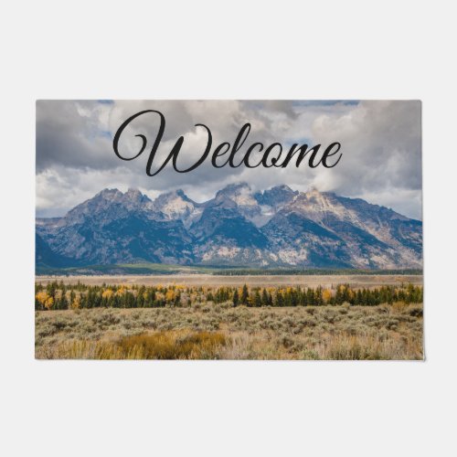 Autumn Grand Tetons Doormat