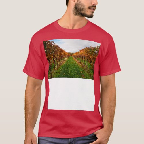 Autumn Grape Vines in North East Italy TShirt 1