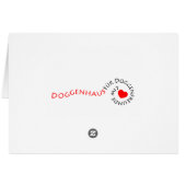 Autumn Great Dane Art Cards (Back Horizontal)