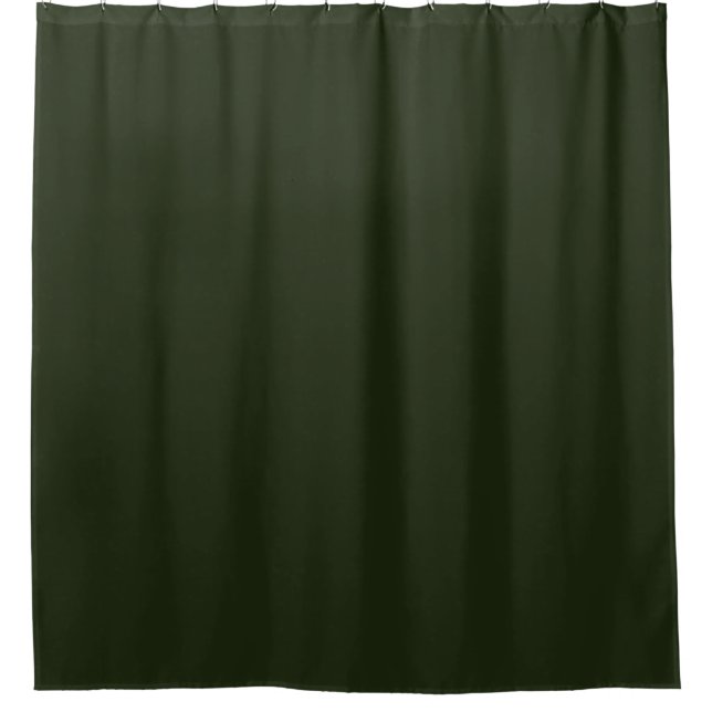 Autumn Green  Shower Curtain (Front)