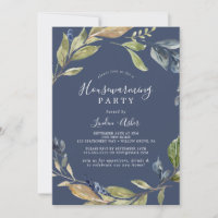 Autumn Greenery | Navy Housewarming Party