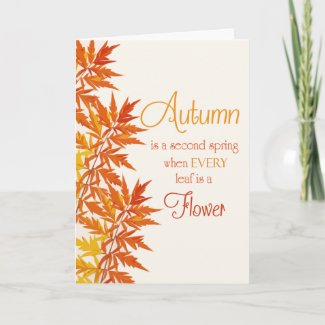 Autumn Greeting Card