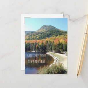 Autumn Greetings From New Hampshire  Postcard