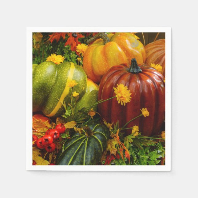 Autumn Grouping Paper Napkins (Front)