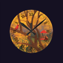 Autumn Guardian Clock