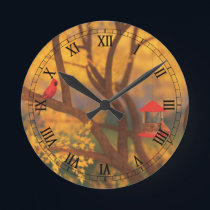 Autumn Guardian Clock