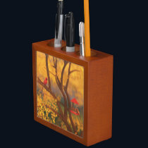 Autumn Guardian Desk Organizer