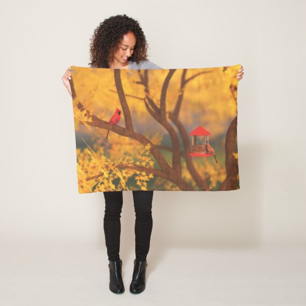 Autumn Guardian Fleece Blanket