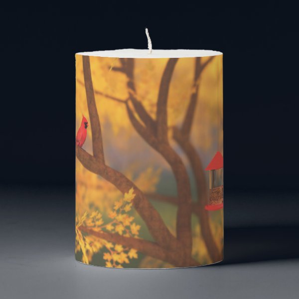 Autumn Guardian Pillar Candle