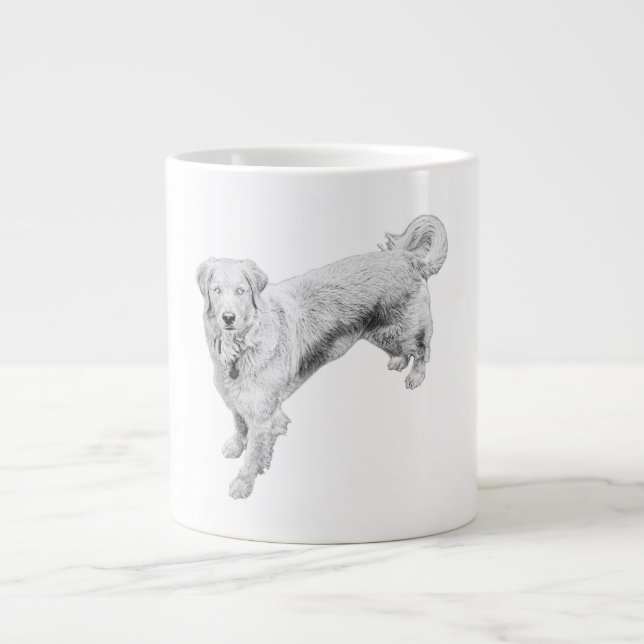 Autumn Guardian’s Calm Giant Coffee Mug (Front)