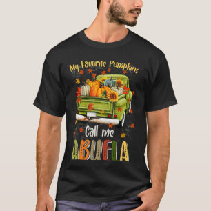 Autumn Halloween Fall My Favorite Pumpkin Call Me T-Shirt