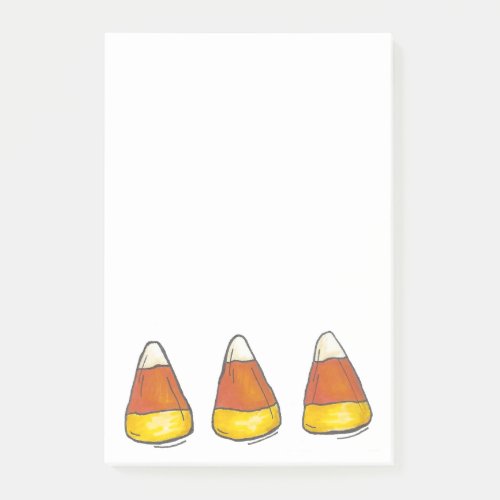 Autumn Halloween Thanksgiving Candy Corn Fall Post_it Notes