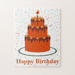 Autumn Happy Birthday Puzzle