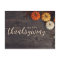 Autumn Happy Thanksgiving Rustic Leaves Gourds