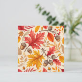 Autumn Harmony: A Colorful Fall Pattern (Standing Front)